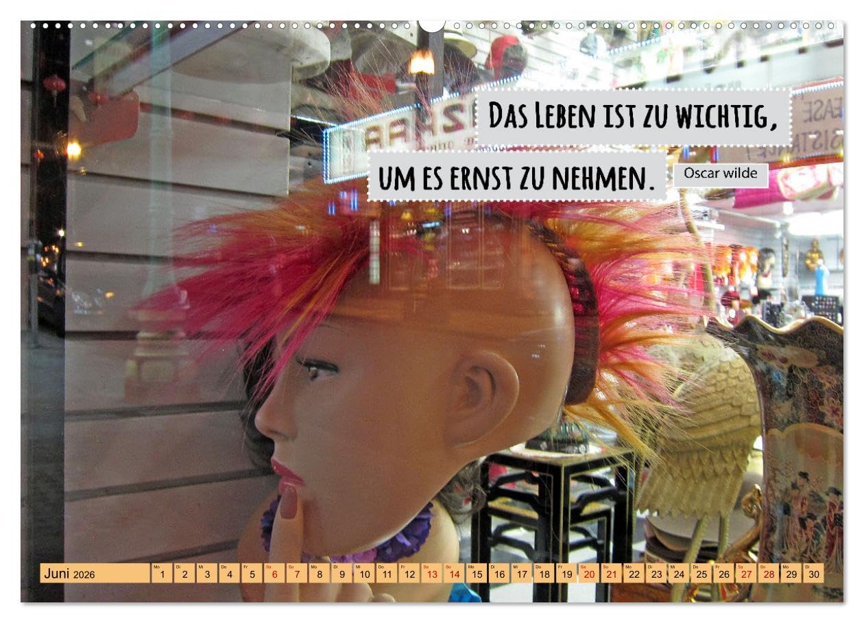 Enjoy your life - Genieße das Leben (Wandkalender 2026 DIN A2 quer), CALVENDO Monatskalender: .Stillen Sie die Sehnsucht nach einem ausgeglichenen und ... des Alltags liegt. (CALVENDO Menschen)