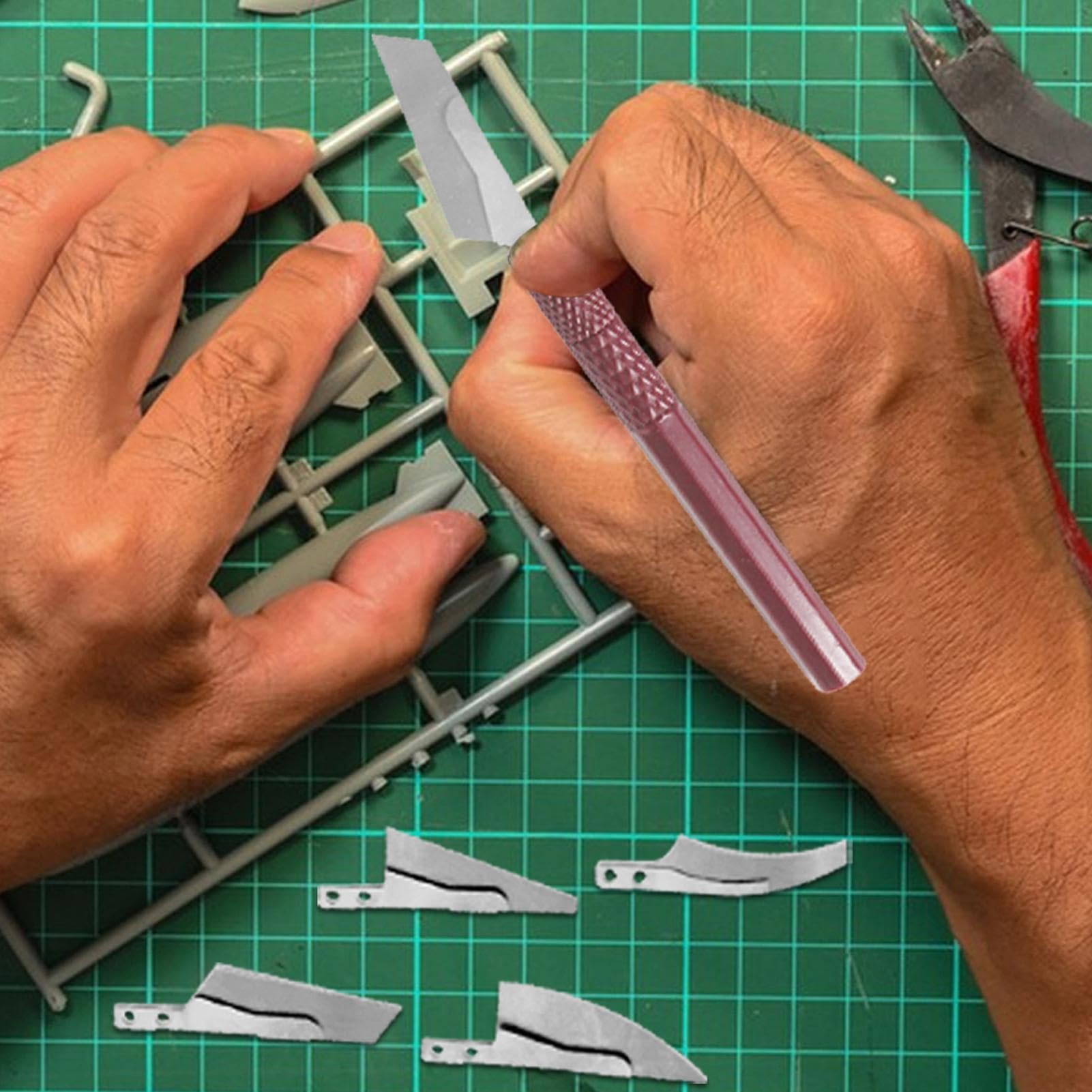Kit di Seghetti da Modellismo di Precisione | 4 Utensili Mini per Taglio, Intaglio e Rifinitura | Per Legno, e Hobby Fai da Te | Ideale per Lavori di Dettaglio e Precisione