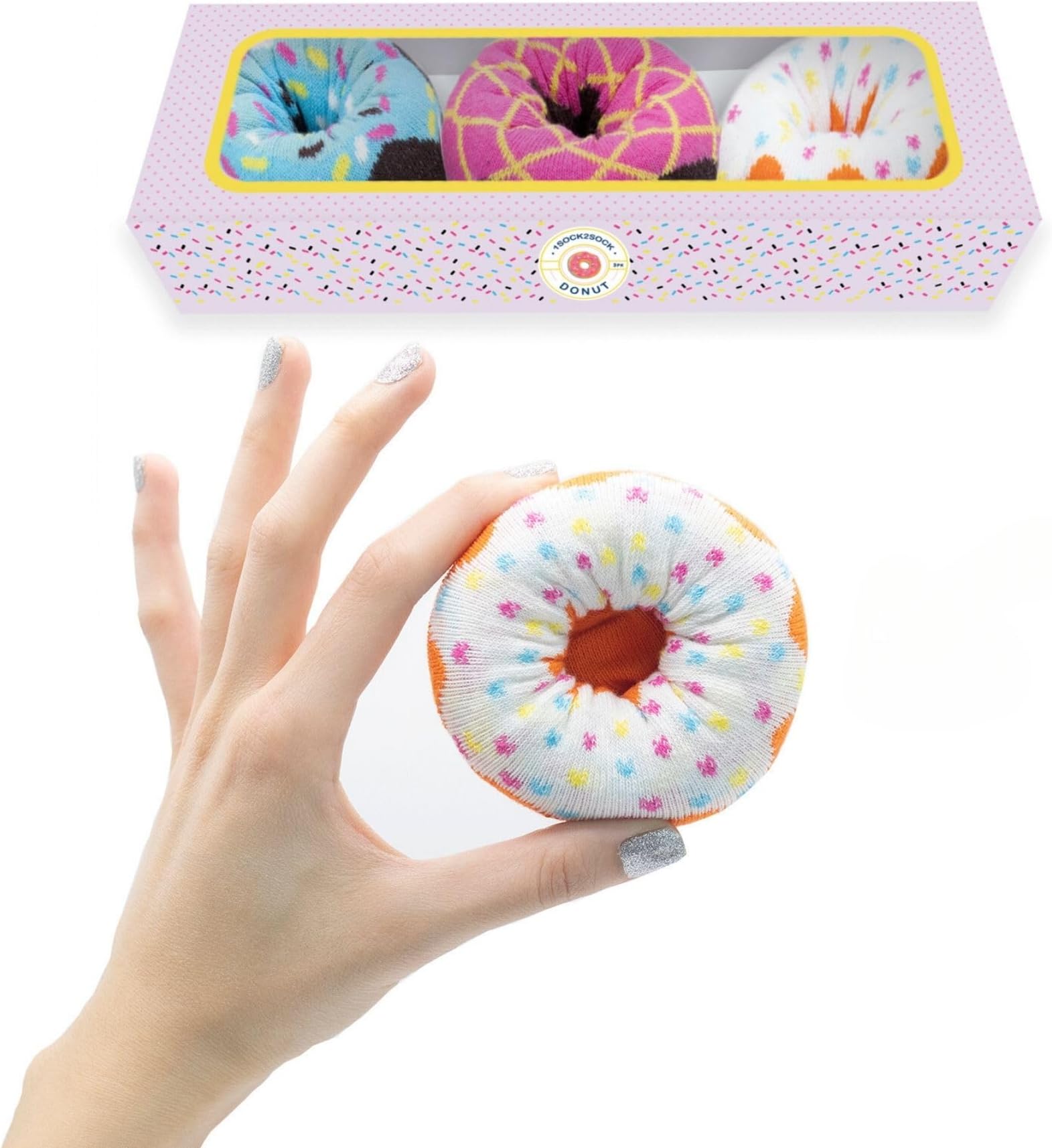 Women's Donut Crew Cotton Fun Socks