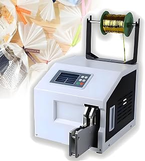Food Bag Sealing Machine, Automatic Twist Tie Bundler Includes 5 Rolls Metallic Wire, 4.3'' Touch Panel for Bakery, Candy and Snack Packaging
