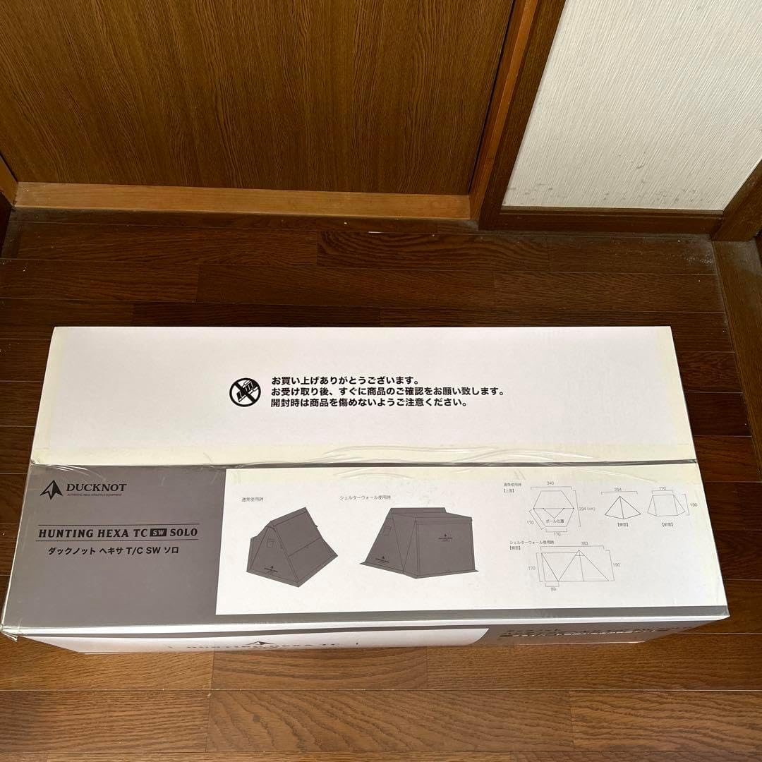 DUCKNOT ハンティングヘキサ T/C SW SOLO オリーブドラブ ロープ 自在金具