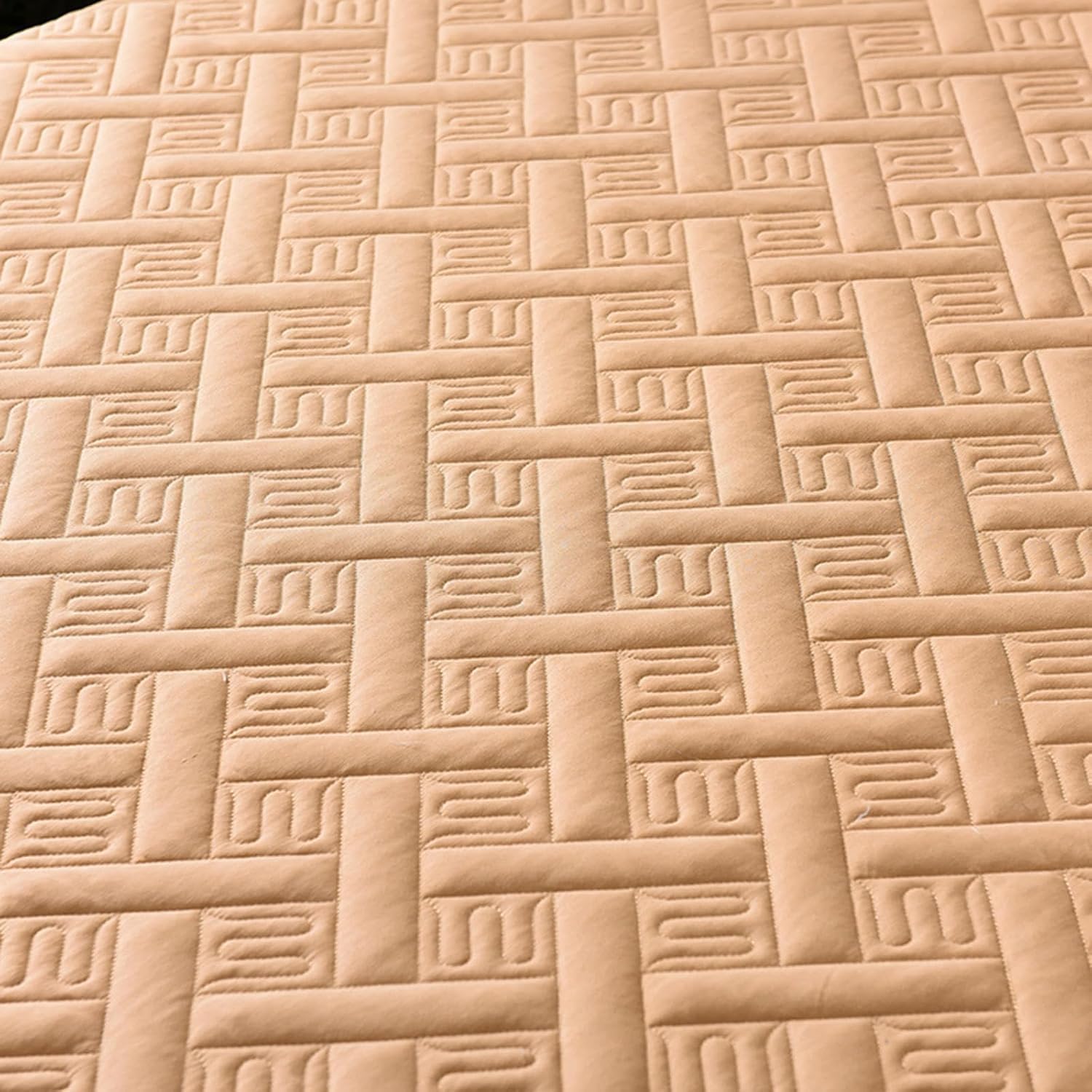 Matratzenschoner mit Reißverschluss, waschbar, weich, für Einzelbett, 140 x 200 + 25 cm, bequemer Bettschutz, ideal zur Linderung von Allergien