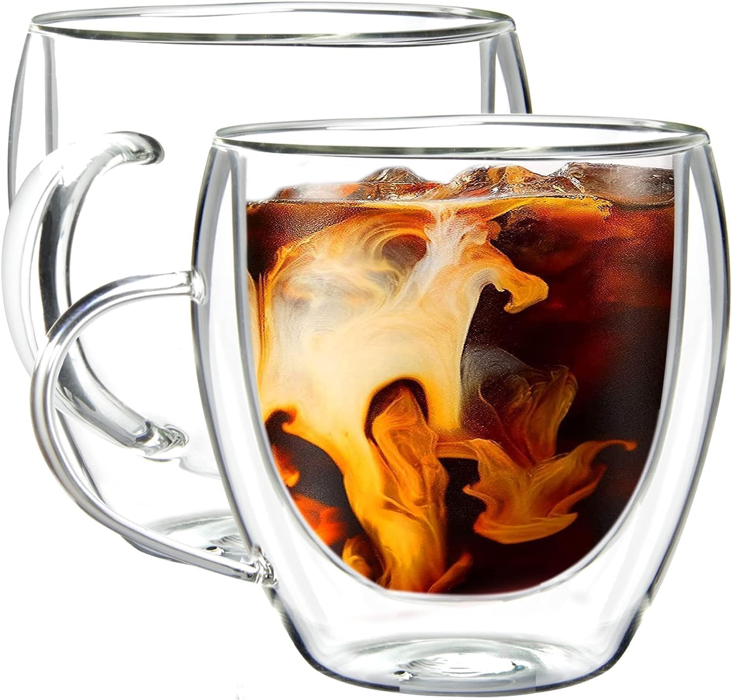 Orret Home 250 Ml Çift Cidarlı Kupa Bardak,Kahve,Çay Ve Bitki Çayı İçin Borosilikat Kupa Termisil Ka