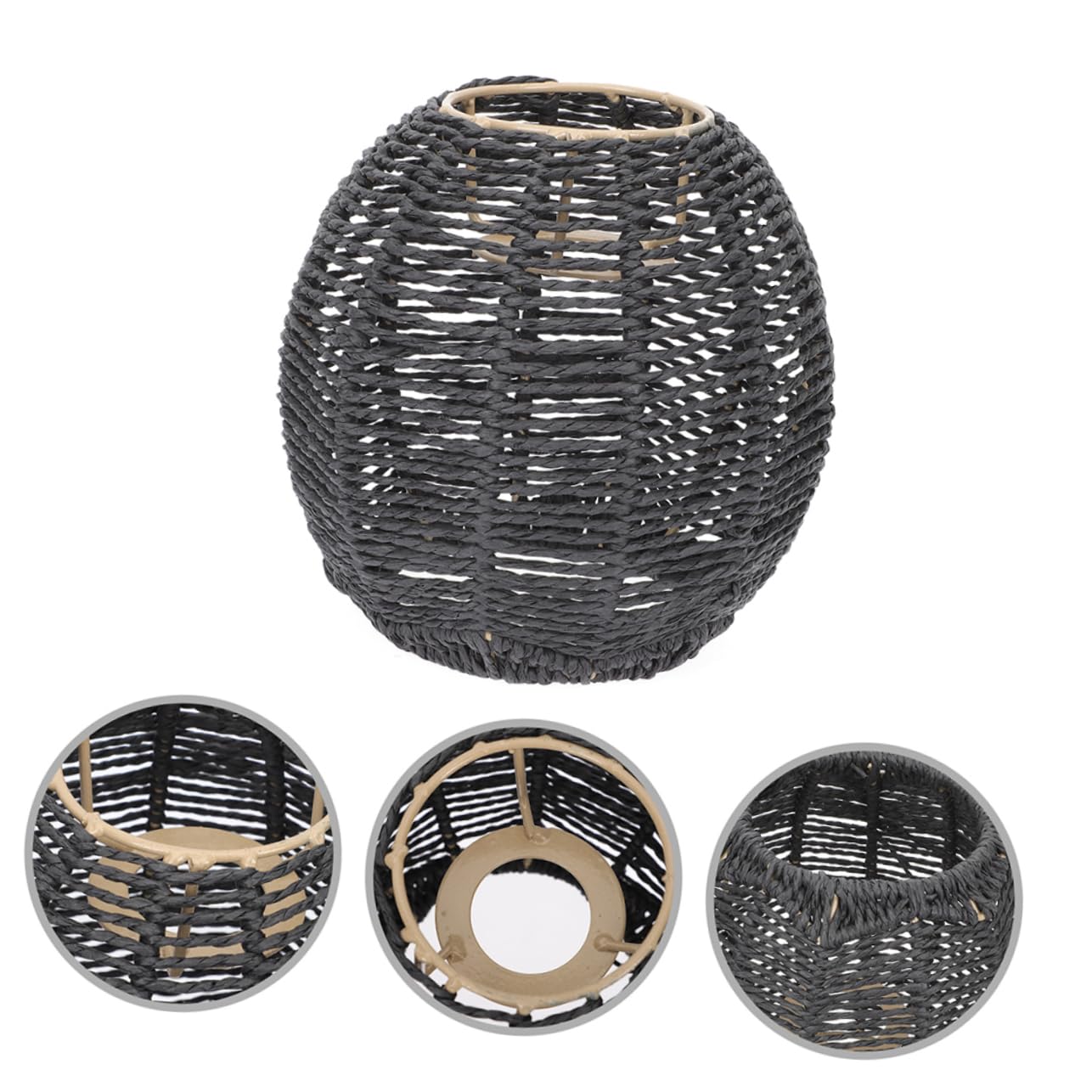 2pezzi Lampadario Sospensione Stile Retro Carta Di Riso Copertura Leggera Per Illuminazione Casa Per Cucina Ristorante