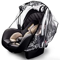 Vista 1 de Car Seat Rain Cover,Food Grade EVA,Universal Car Seat Rain,Waterproof, Windproof Protection,Protect from Dust Snow,Rain Cover Features Quick-Access
