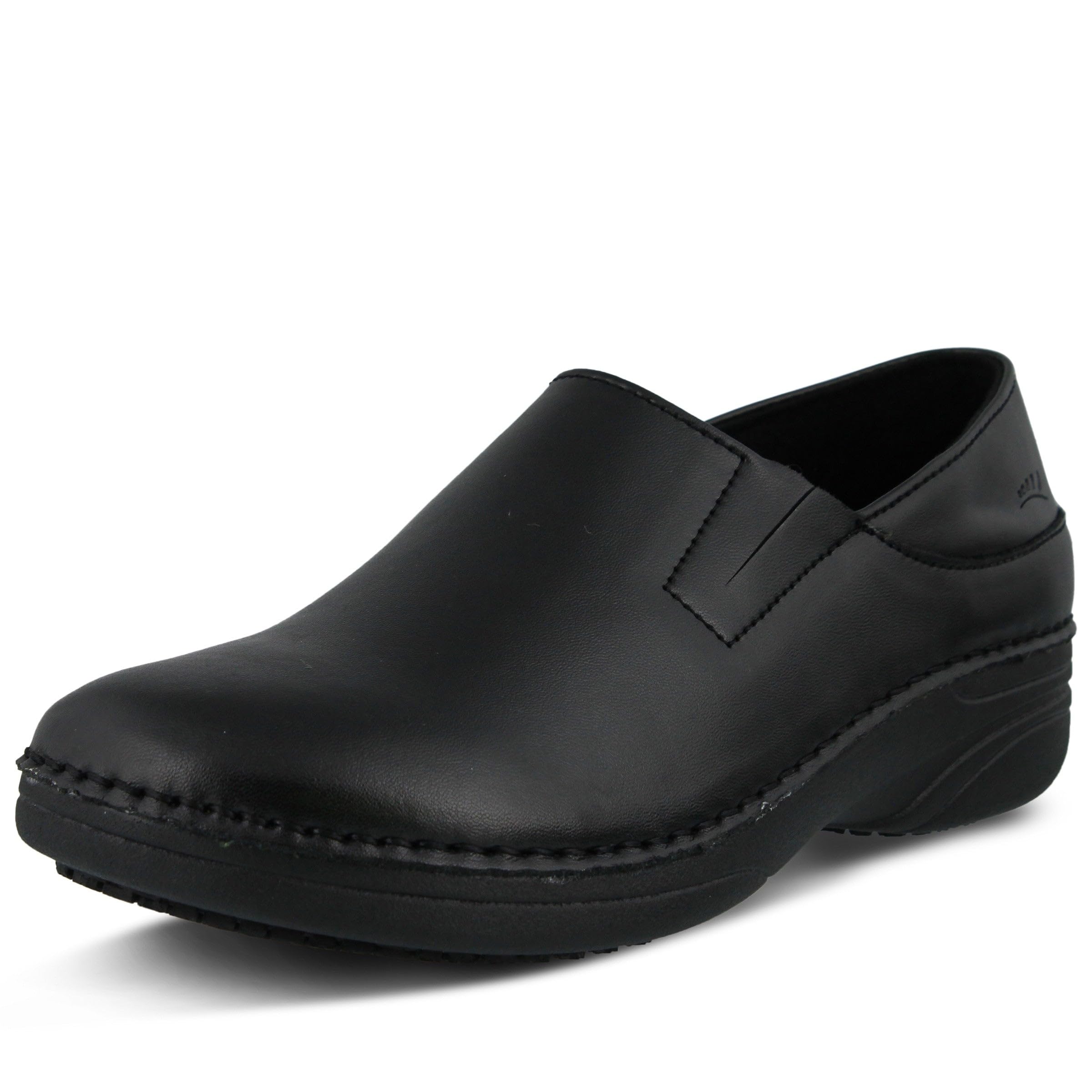 Spring Step Women's Professional Manila Leather Slip-On Nursing Shoes