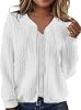 Zip Up Sweatshirts for Women Casual Outfits Cardigan Outerwear Trendy Winter Jackets Coat