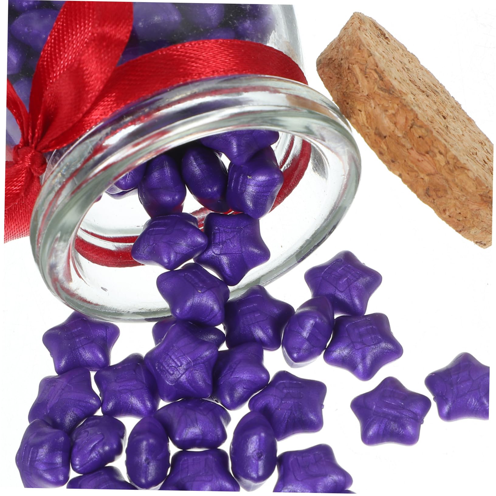 STOBOK 360pièces Bouteille Perles De Cire à Cacheter Vintage Étoile pour Invitations Et