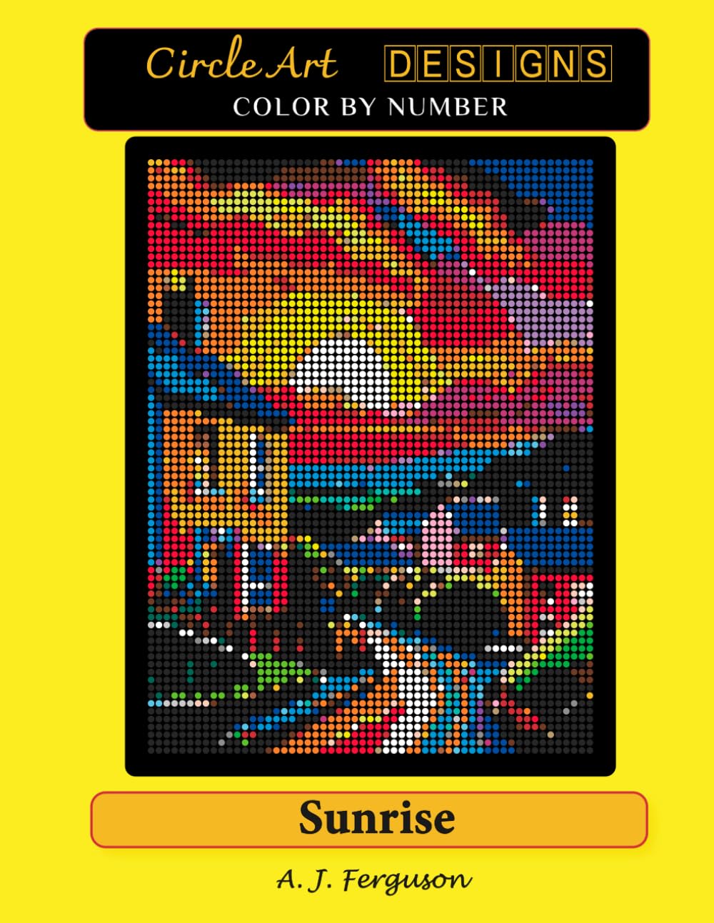 Sunrise Color by Number book - Standard paper