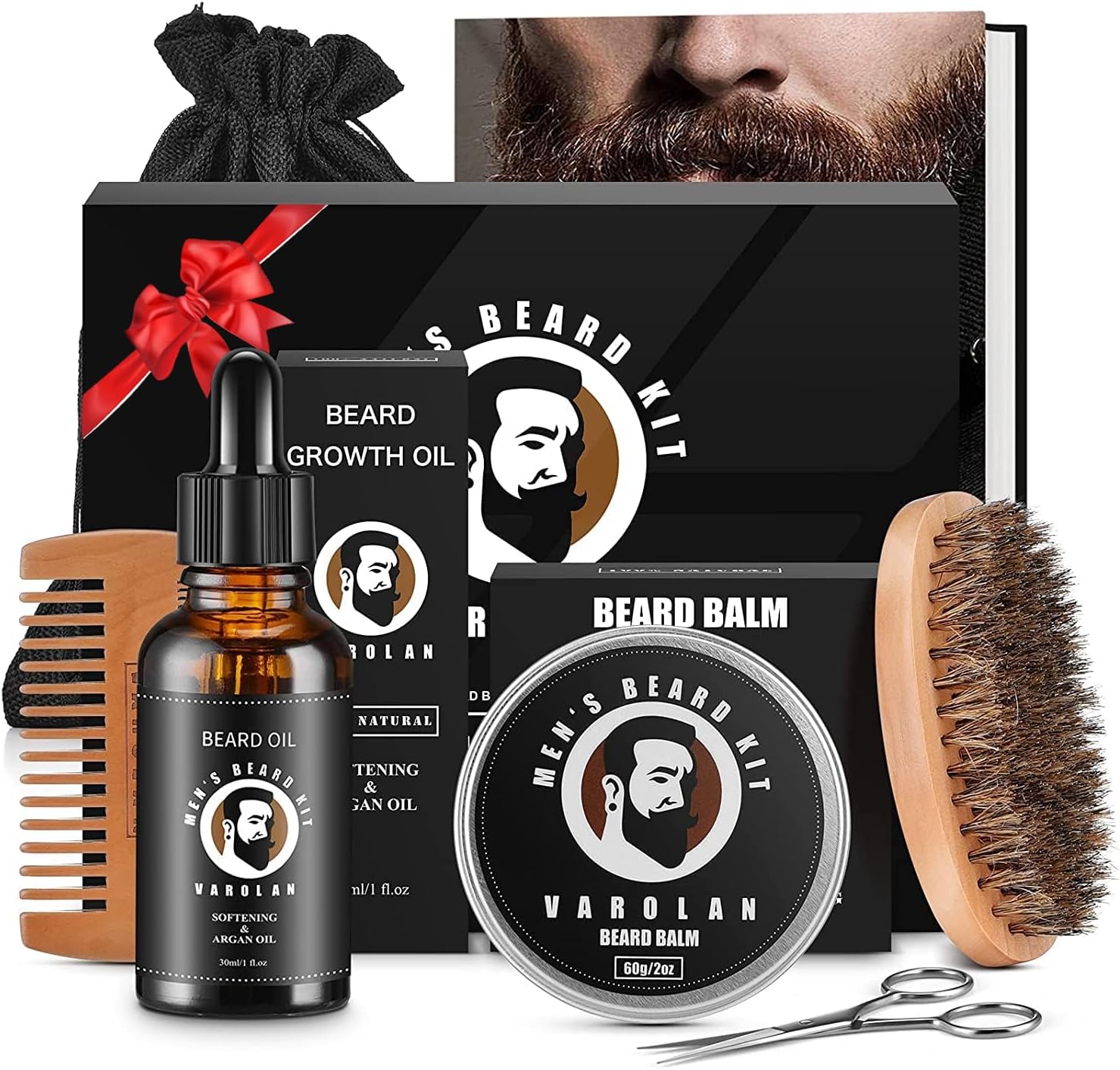 Valentines Gifts for Him, Men's Gifts, Unique Beard Care Kit for Men Best Friends Male Dad Brother Husband Fiance Him Boyfriend Coworker, Husband Birthday Gift Ideas Gifts for Men
