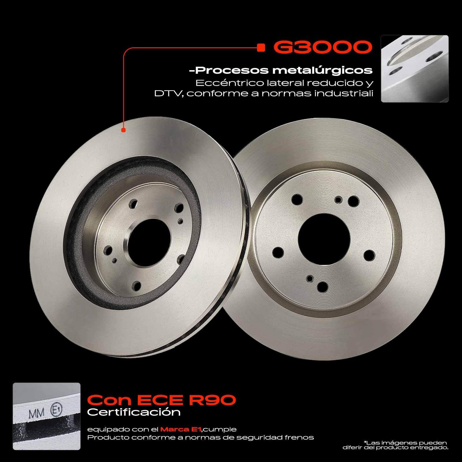 Frankberg 2 discos de freno delanteros ventilados de ⌀295 mm 5521165J00000 | Compatible con: Grand Vitara II JT TD TE