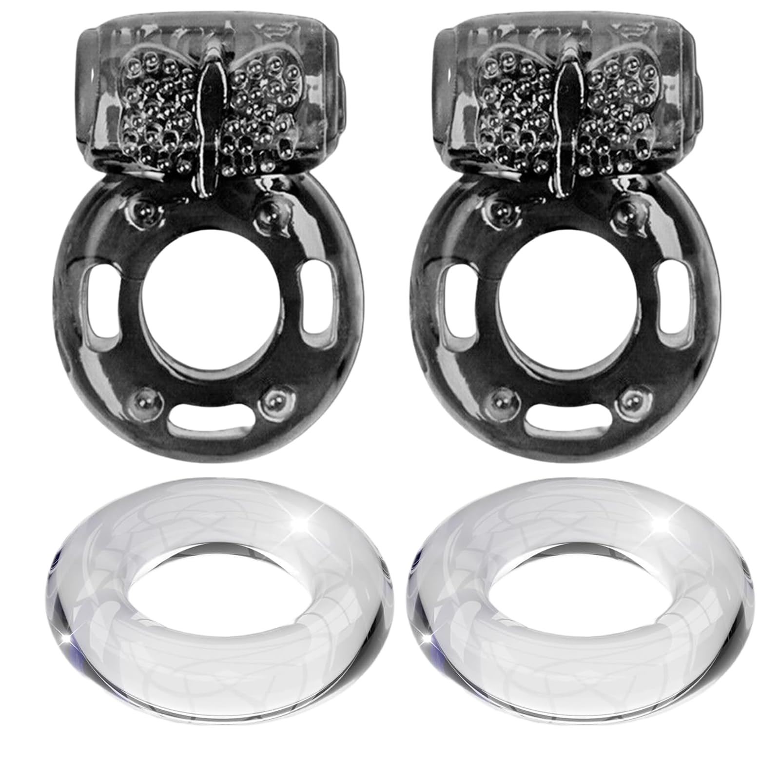 Cock Ring Vibrating Penis Ring Vibrator Silicone G-spot Stimulating Clitoral Stimulator Penis Erection Enhance Sex Product Adult Male
