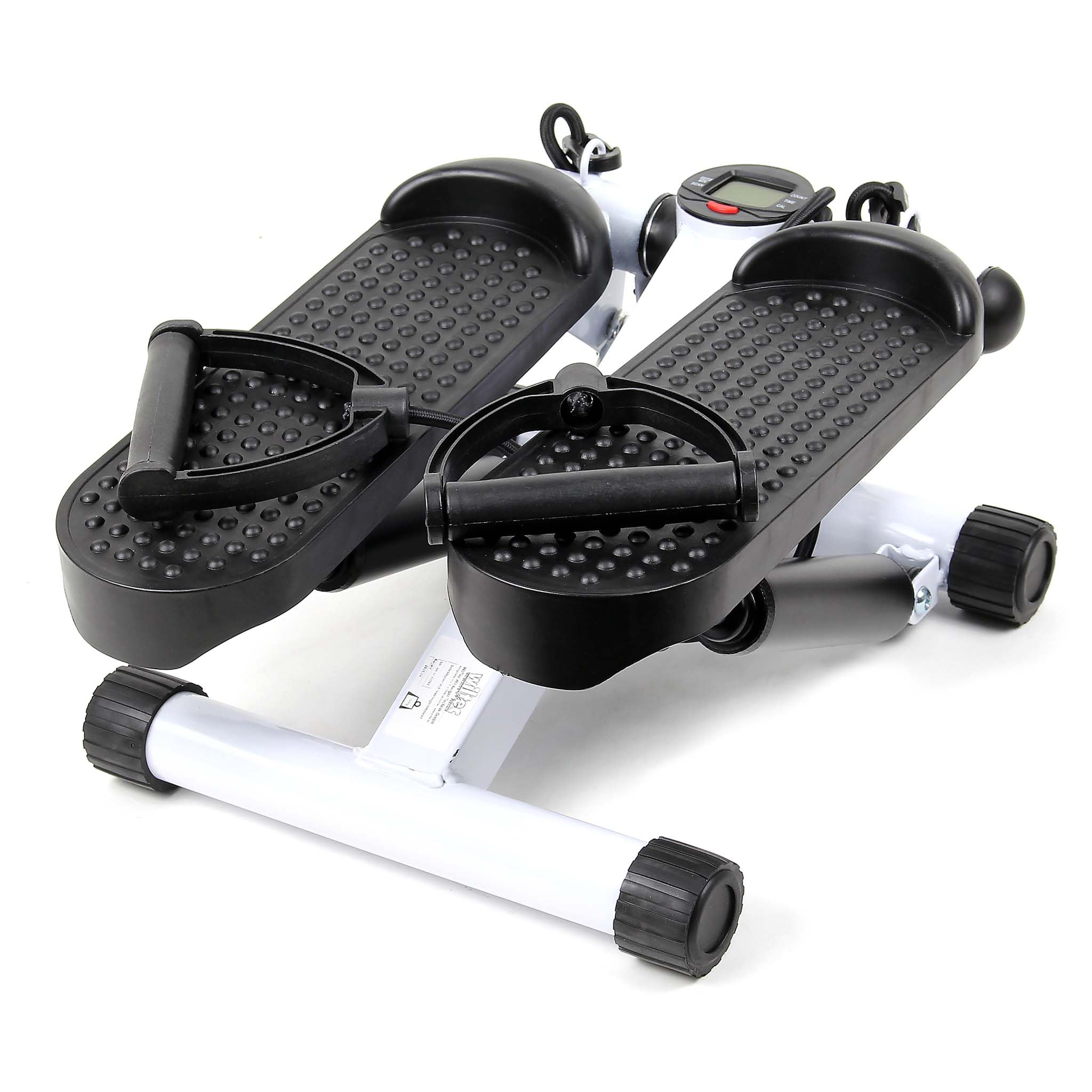 Wiltec Stepper do ćwiczeń 41 x 30 x 18 cm z wyświetlaczem LCD, trenażer schodowy do treningu nóg i pośladków, antypoślizgowe pedały