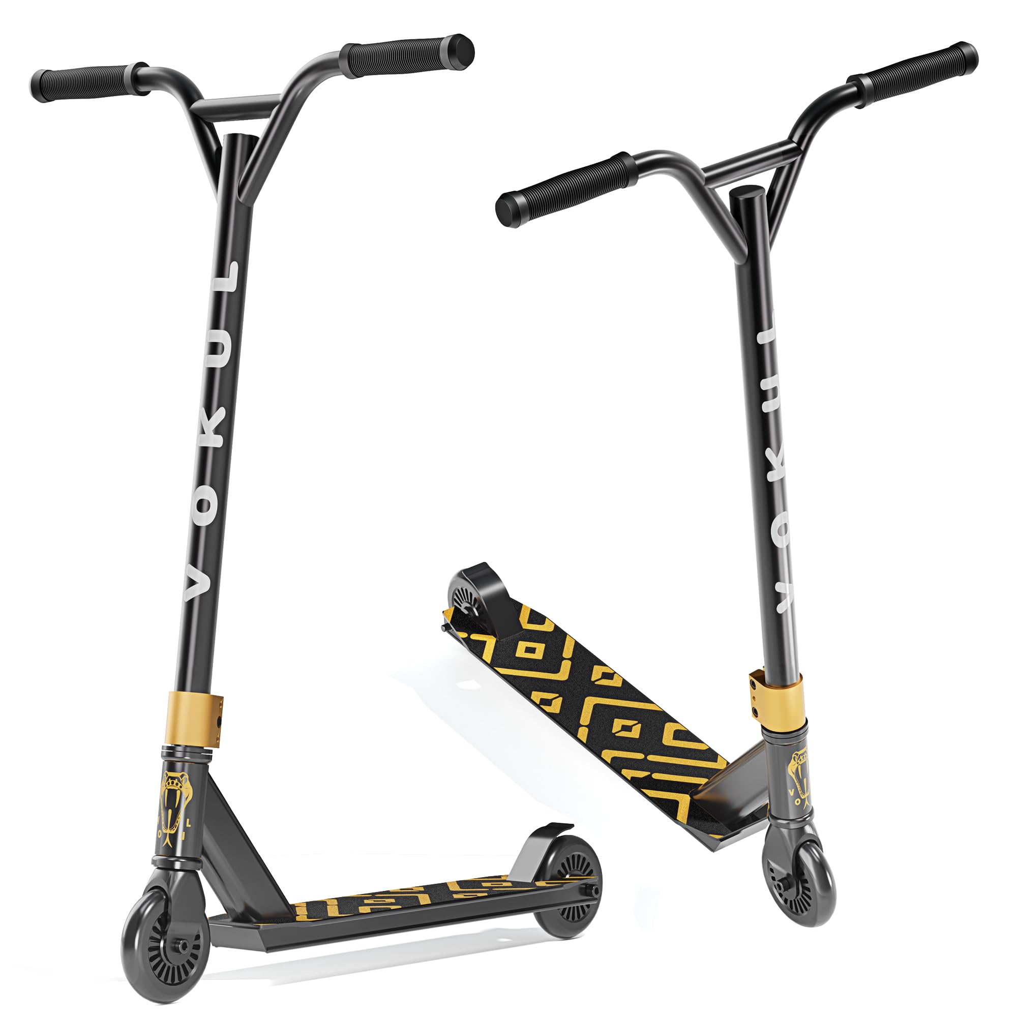 VOKUL Complete Pro Stunt Scooter for Kids, Boys Girls, Teens High Performance Trick Scooter for Skatepark Street – for Ages 6 and Up