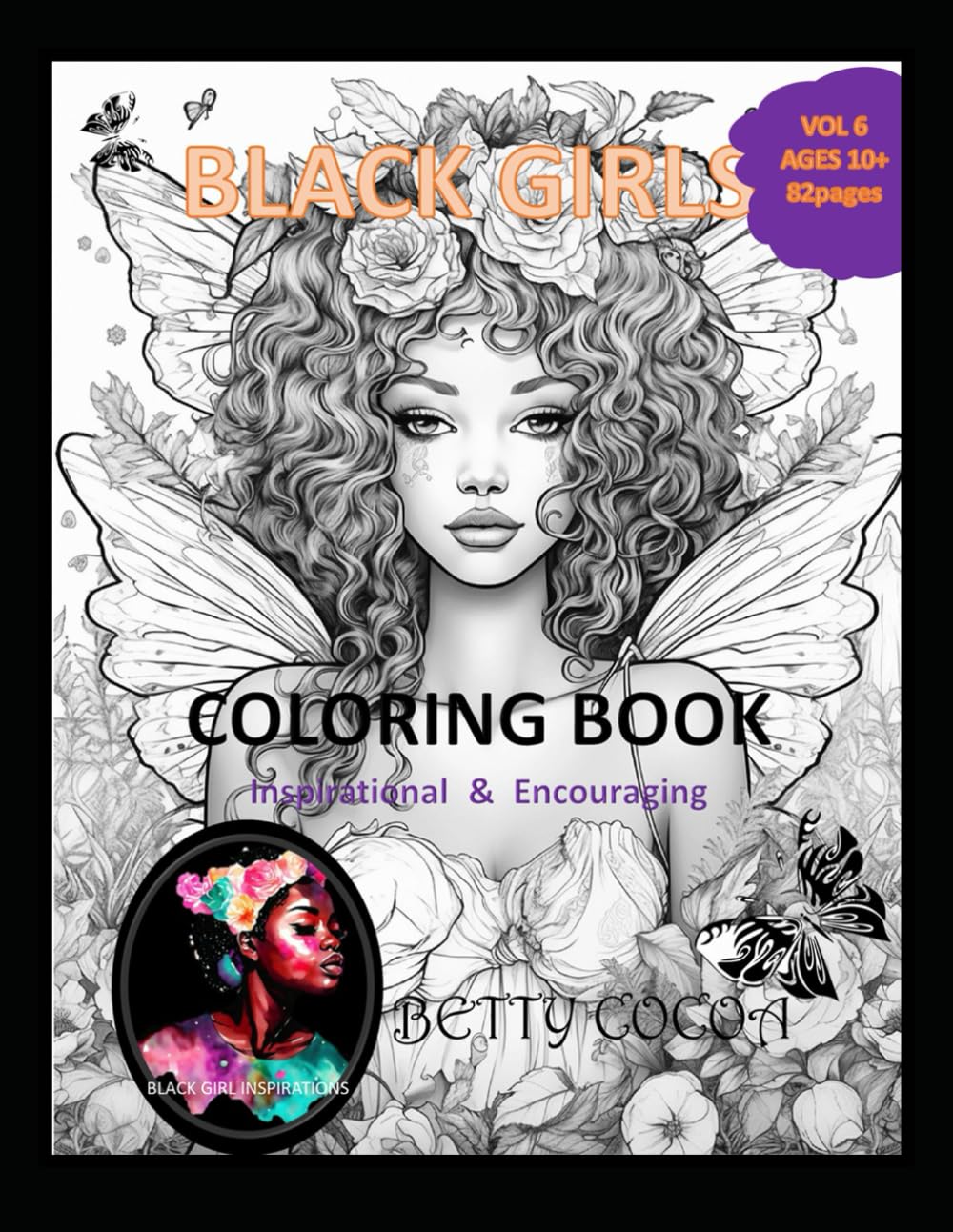 BLACK GIRLS COLORING BOOKS: INSPIRATIONAL AND ENJOYMENT