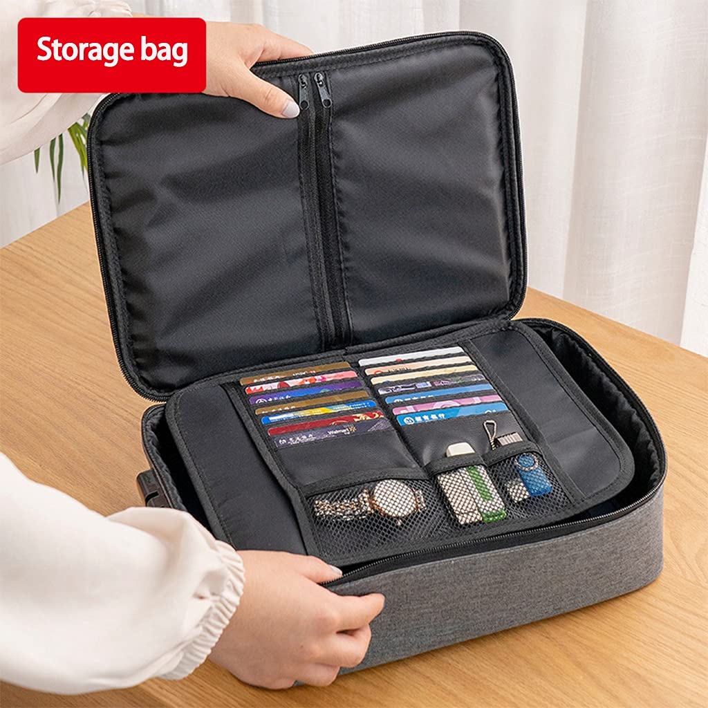 Portadocumenti Impermeabile, Borse Portadocumenti, Borsa Portadocumenti Impermeabile, Borsa Portadocumenti Portatile da Viaggio per la casa per Laptop, Documenti, certificati, Regali per Lui