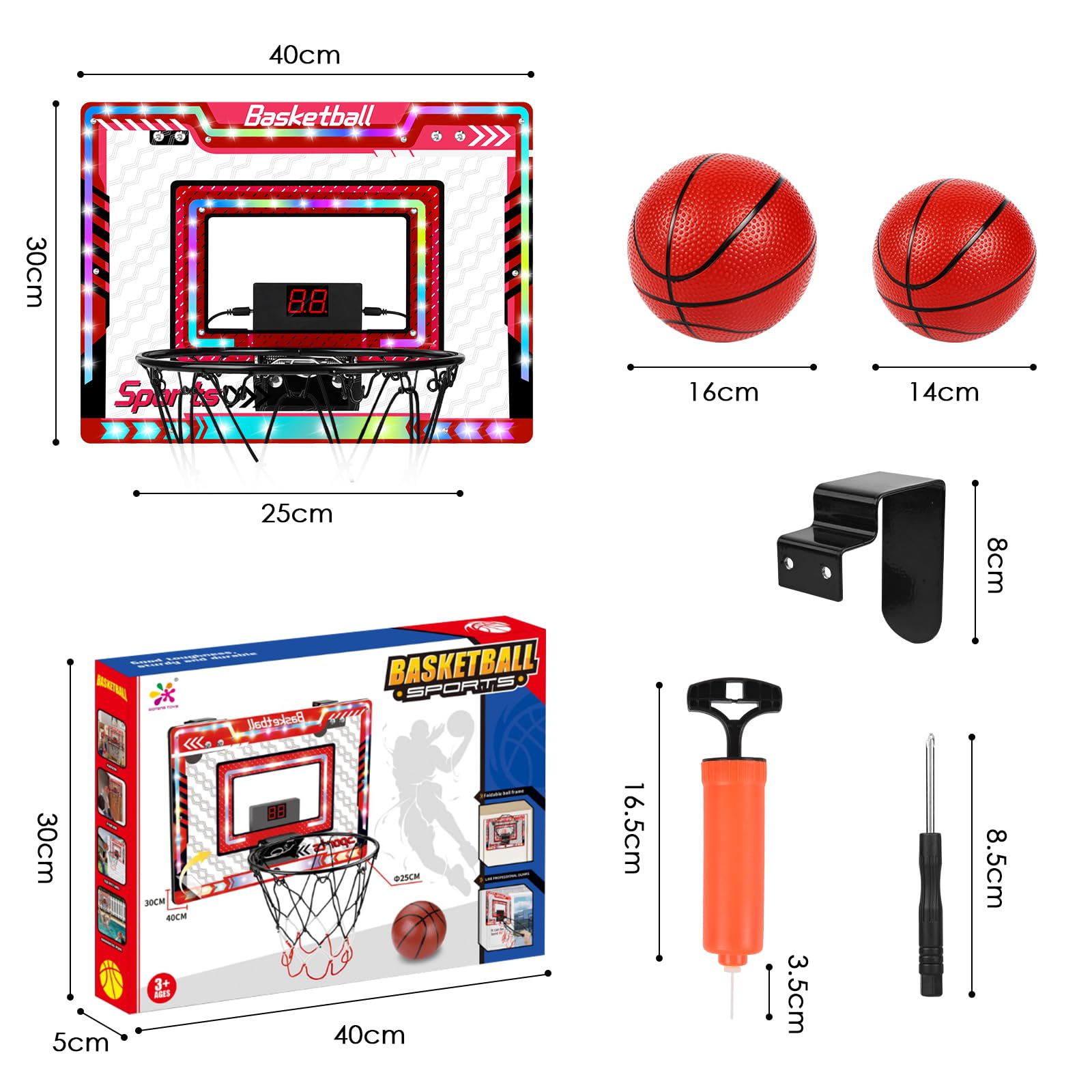 Kosz do koszykówki Indoor Mini do pokoju