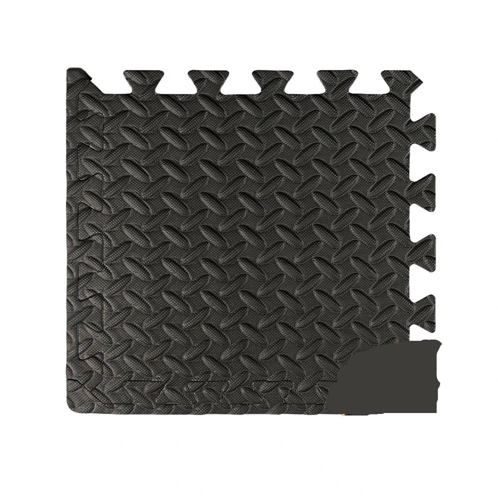 Esterilla Fitness Puzzle Eva Foam Mat Home Gym Puzzle Exercise Yoga Mats Play Interlocking Gym Floor Mat for Home Workout(Black)