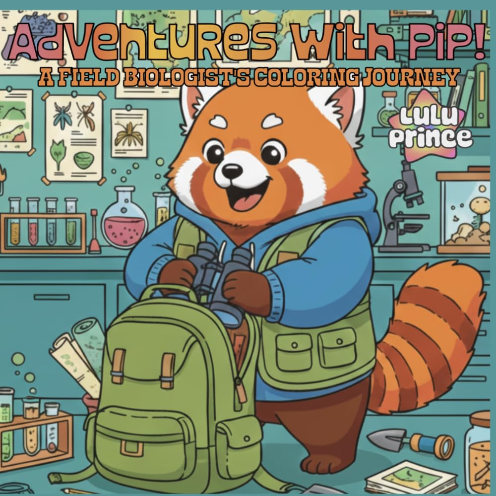 Adventures with Pip!: A Field Biologist's Coloring Guide