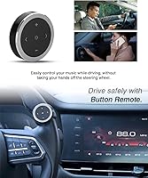 Vista 5 de Control remoto Bluetooth impermeable para deportes al aire libre. Altavoz de motocicleta Bluetooth Control de música y llamadas. Botón multimedia