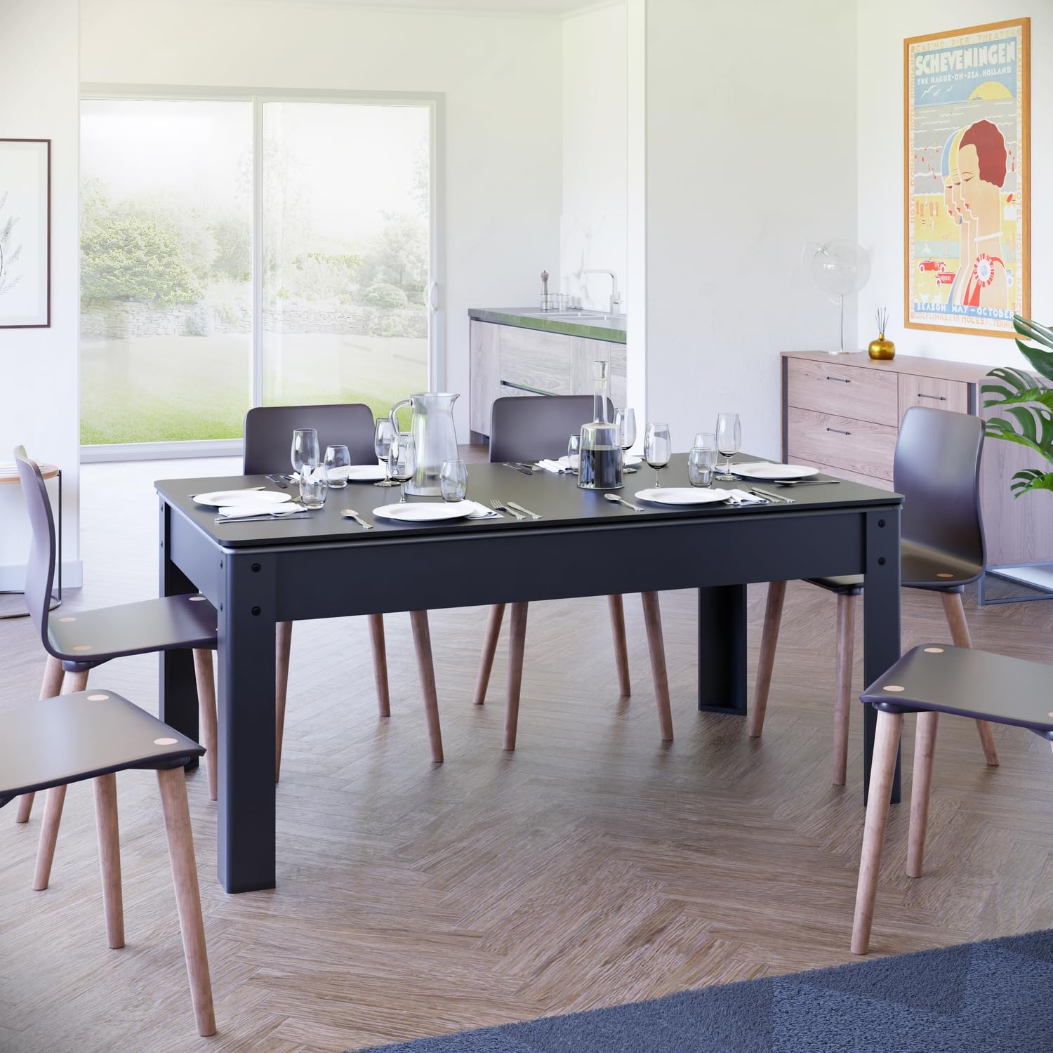 Billar Convertible Alliance 183 x 102 cm con Accesorios