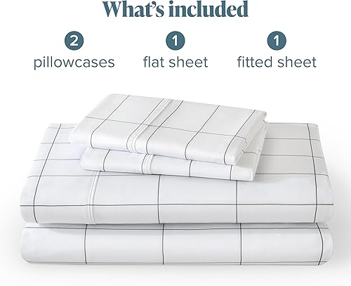 Miniatura 168 de Bare Home Juego de sábanas de tamaño individual XL, tamaño de dormitorio universitario, sábanas de microfibra ultrasuave de 1800 hilos, bolsillos 22