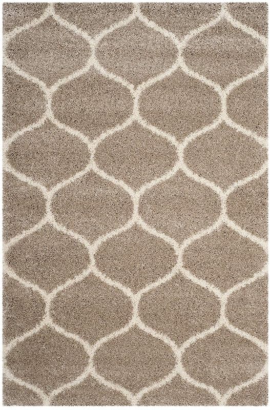 Image of TRANQUIL Polyester Fluffy Fur Rug Shaggy Modern Carpet for Living Room, Bedroom, Guest Room, Kids Room (6x9 Feet, Beige Ivory)