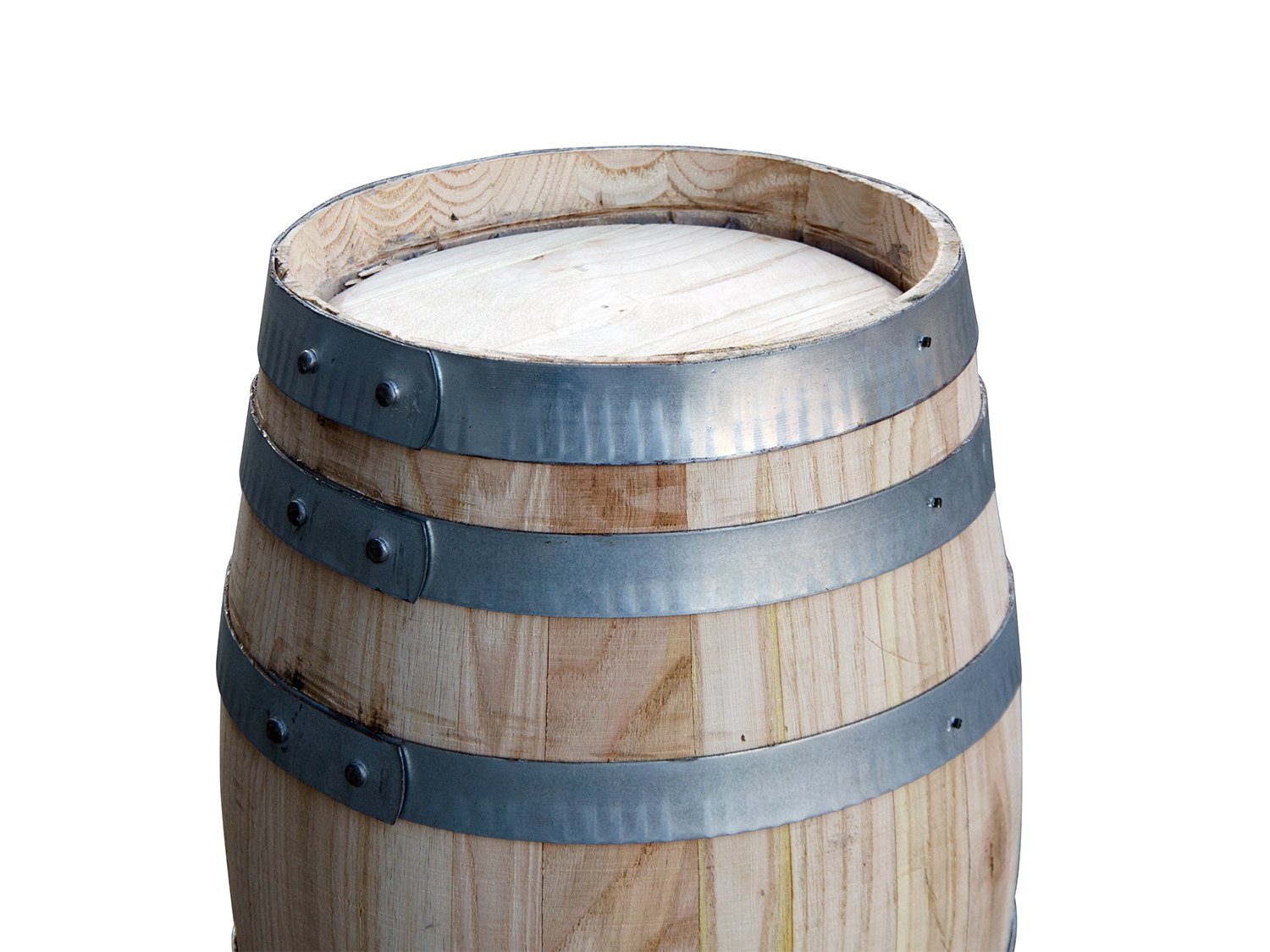 Temesso Tonneau, Baril en châtaignier Nouveau et Non traitée - en différentes Tailles (H: 38cm D: 27cm Contenu: 10l) Utilisation intérieure