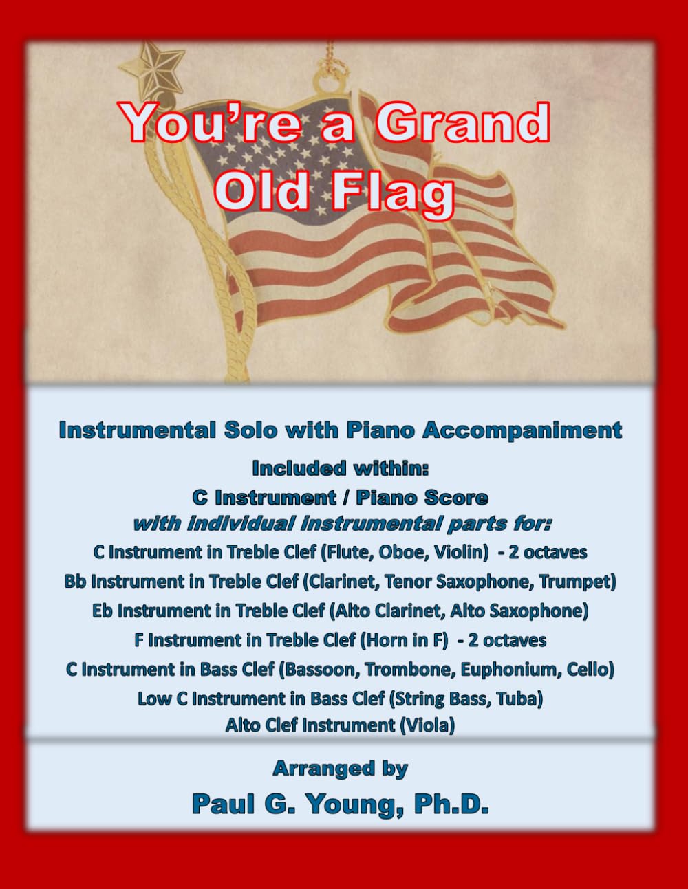 You’re a Grand Old Flag: Instrumental Solo with Piano Accompaniment (1920s Jazz and Popular Instrumental Solos)
