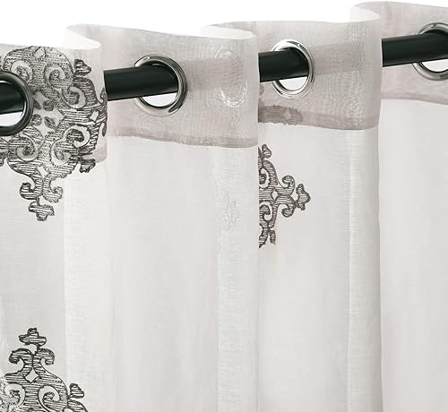 Miniatura 2 de Superior Dalitso - Cortinas traslúcidas de cuerda, detalles de ventana, cuerda trenzada, rayas, texturizadas, tradicionales, modernas, diseño de