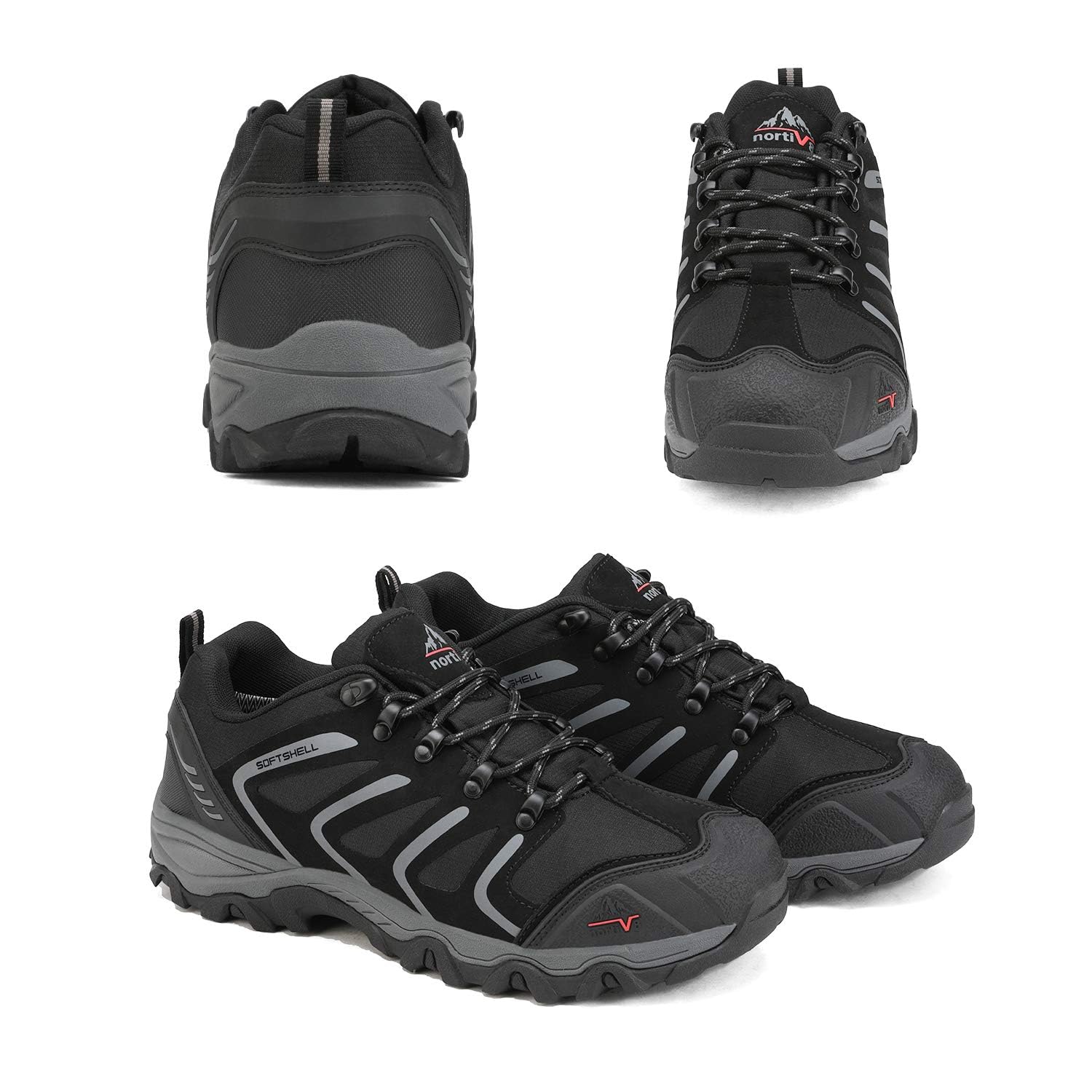 NORTIV 8 Męskie buty trekkingowe, buty outdoorowe, wodoszczelne, do wspinaczki, wspinaczki górskiej, wędrówek
