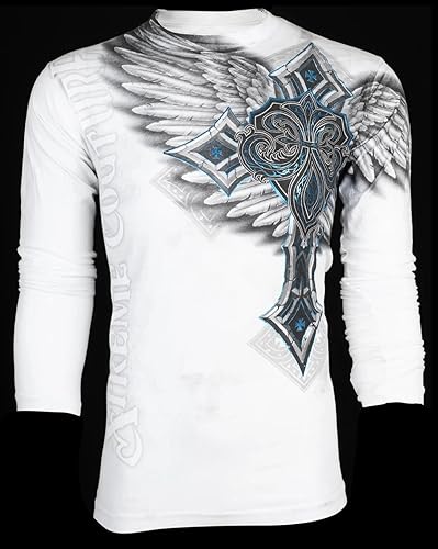 Miniatura 2 de Xtreme Couture by Affliction - Camiseta de manga larga para hombre Last Blow