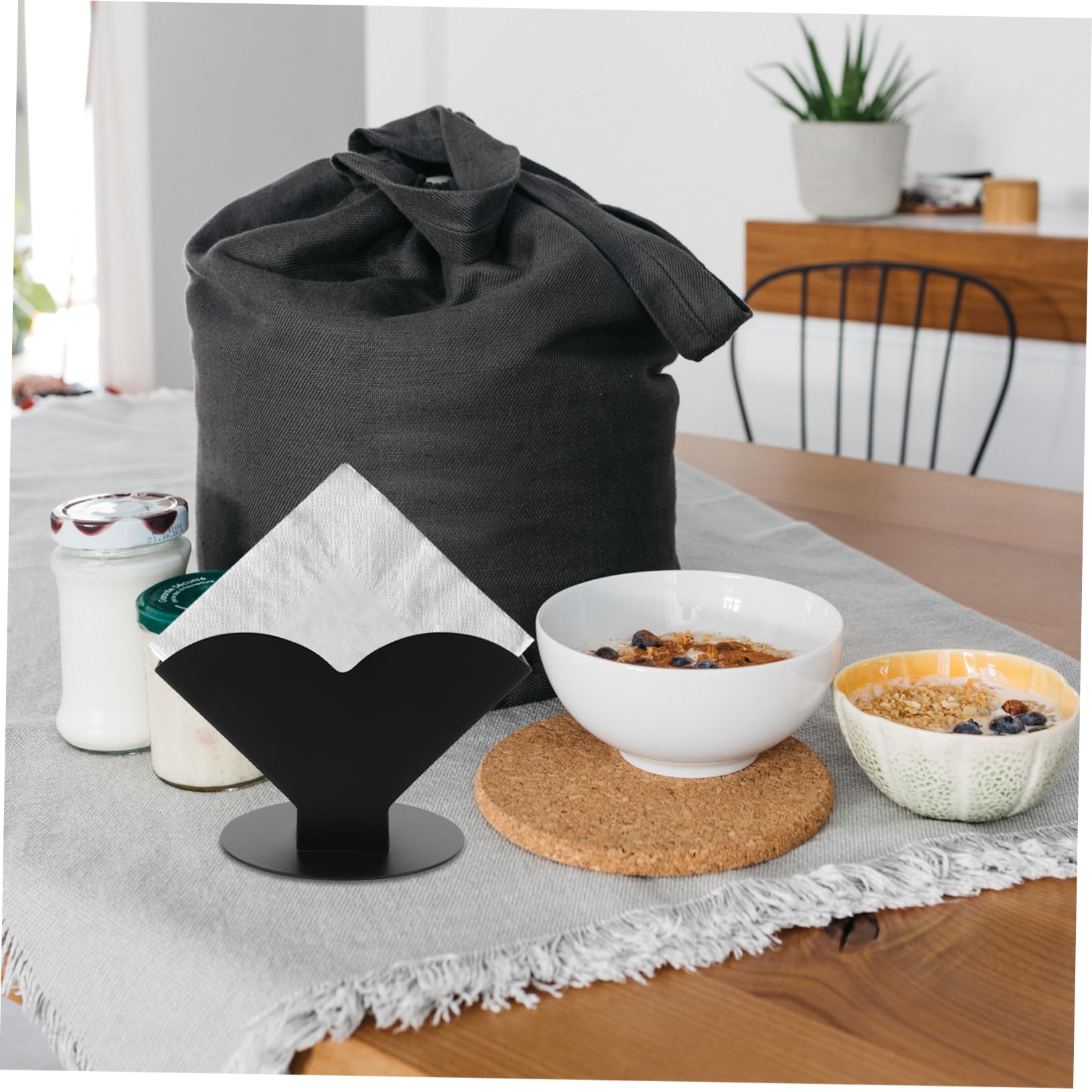 Cabilock Porta Servilletas Para Encimera Robusto Acero Inoxidable Práctico Para Hogar y Cafetería