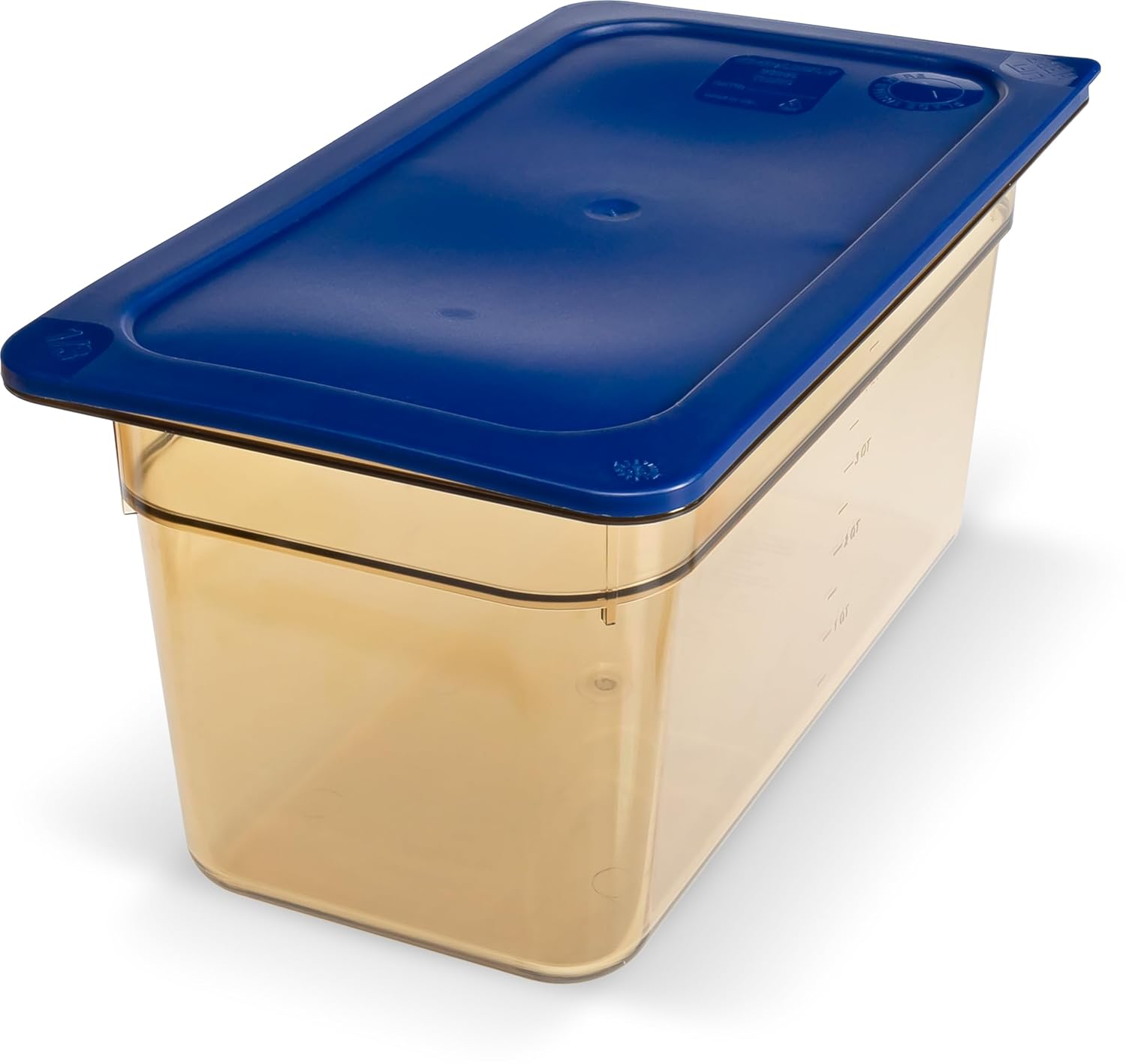 Carlisle FoodService Products 3086213 StorPlus High-Heat Third-Size Food Pan, 5.7 qt. Capacity, 12-3/4 x 7 x 6", Amber (Case of 6)