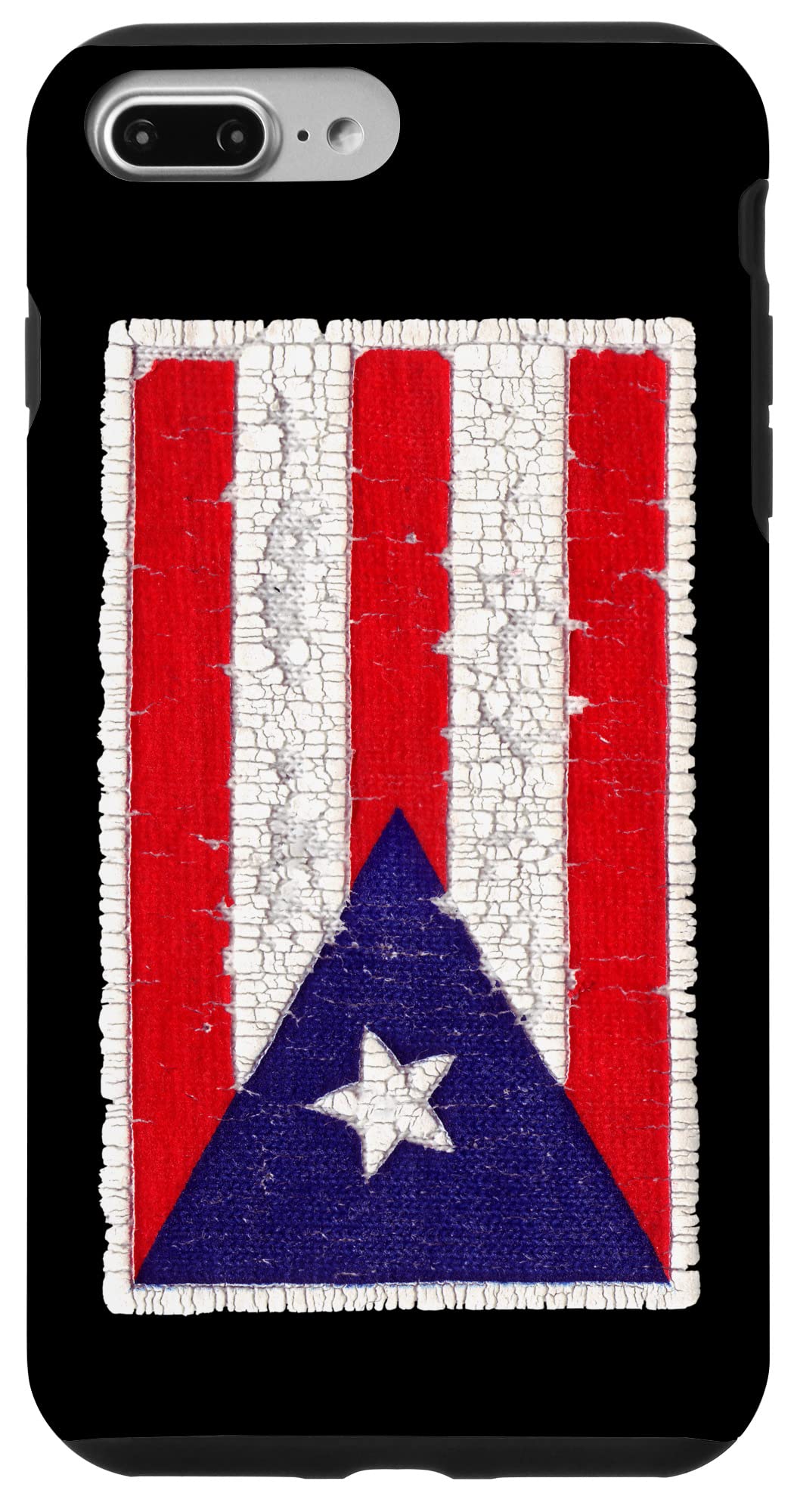 iPhone 7 Plus/8 Plus Puerto Rican Flag of Puerto Rico with worn distressed vlook Case