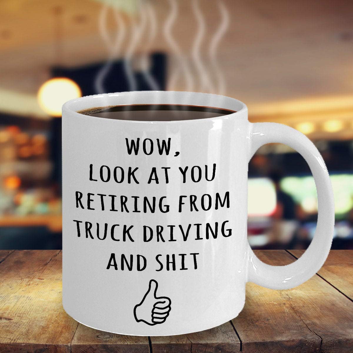 Truck Driver Retirement Gifts, Gift For Retiring Truck Driver, Retired From Truck Driving Mug, Truck Driving Retirement Gag Gift