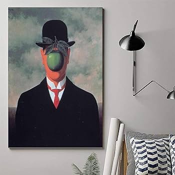 【専用】額縁付き ビンテージポスター ルネ・マグリット 1992 ドイツ刷り 専用】額縁付き ビンテージポスター ルネ・マグリット 1992