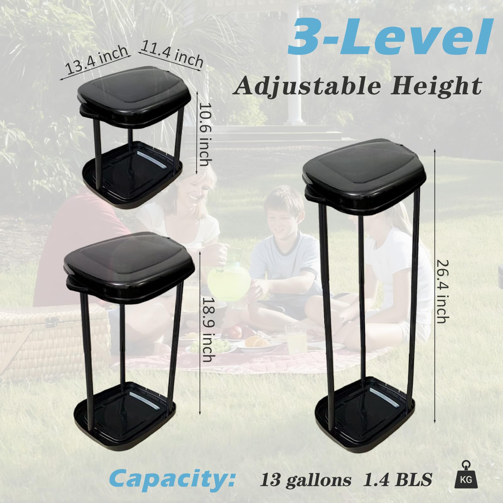 Amazon.com: UUFCTY Collapsible Trash Bag Holder Portable Garbage