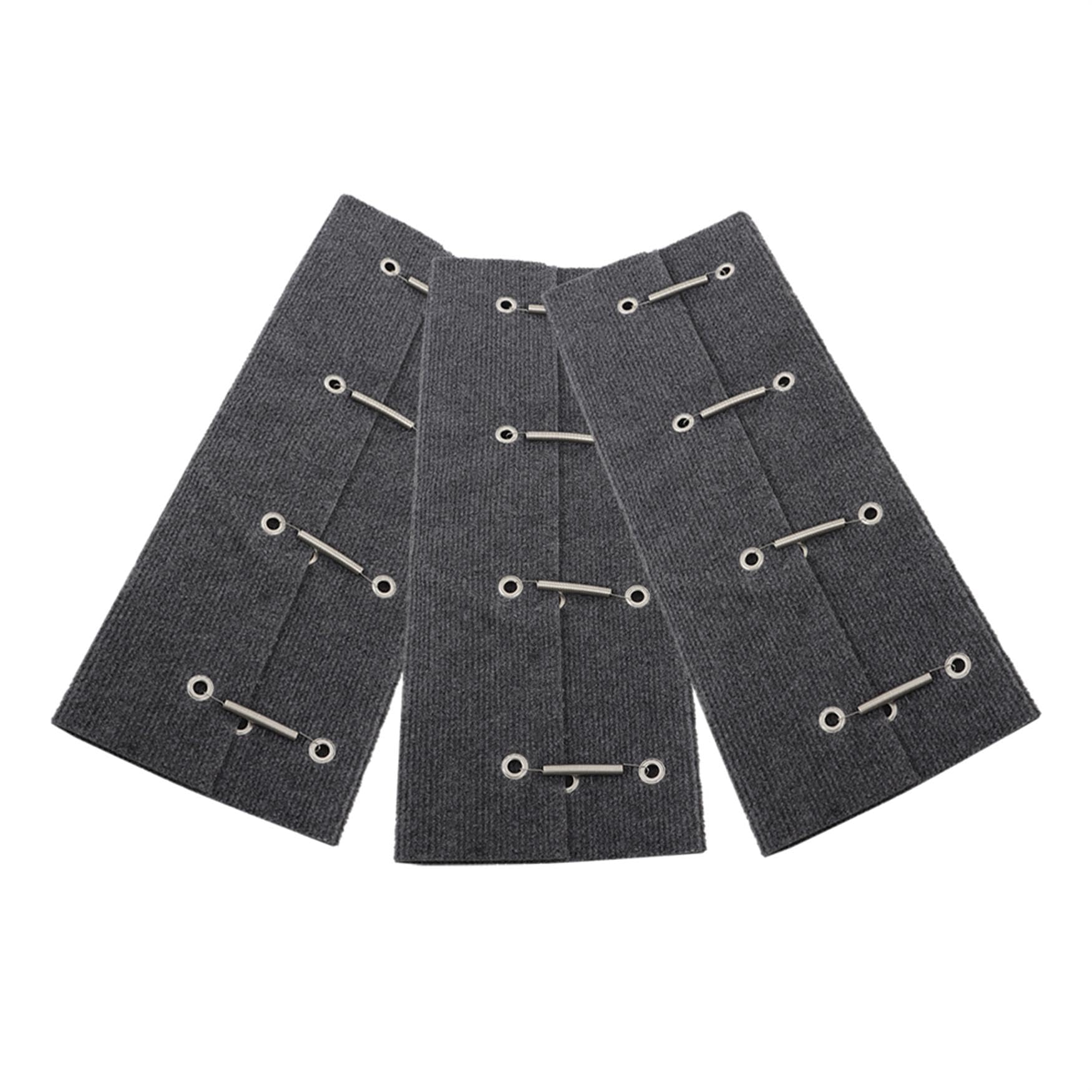 WFLNHB Set of 3 Durable 23-Inch RV Step Rugs - Spring-Style Gray Plastic & Iron Covers for Enhanced Safety and Comfort - Easy Installation for RVs