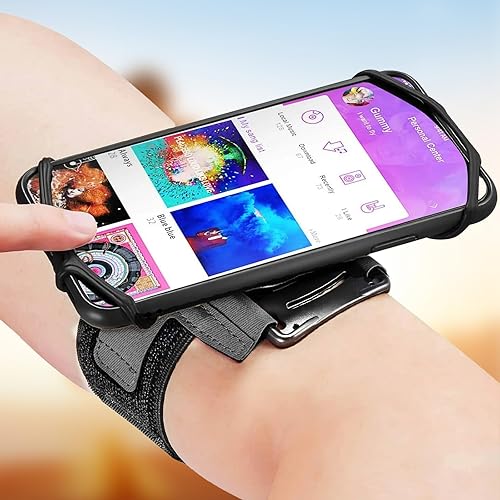 Brazalete deportivo con pantalla táctil, impermeable y transpirable, ajustable para fitness y entrenamientos (negro)