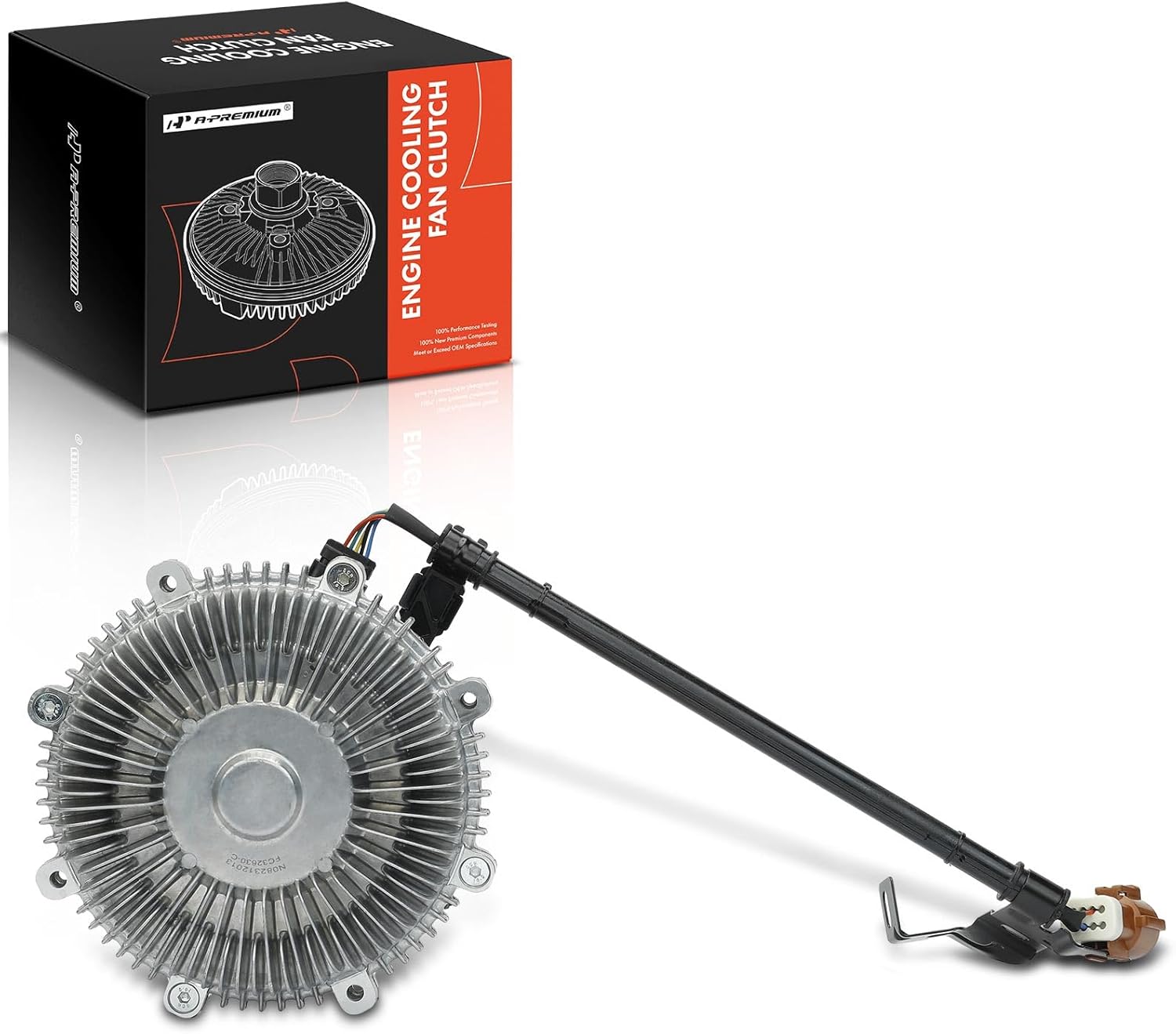 A-Premium Electronic Radiator Cooling Fan Clutch Compatible with Ford Explorer 2006-2010, Explorer Sport Trac 2007-2010 & Mercury Mountaineer 2006-2010, 4.0L 4.6L