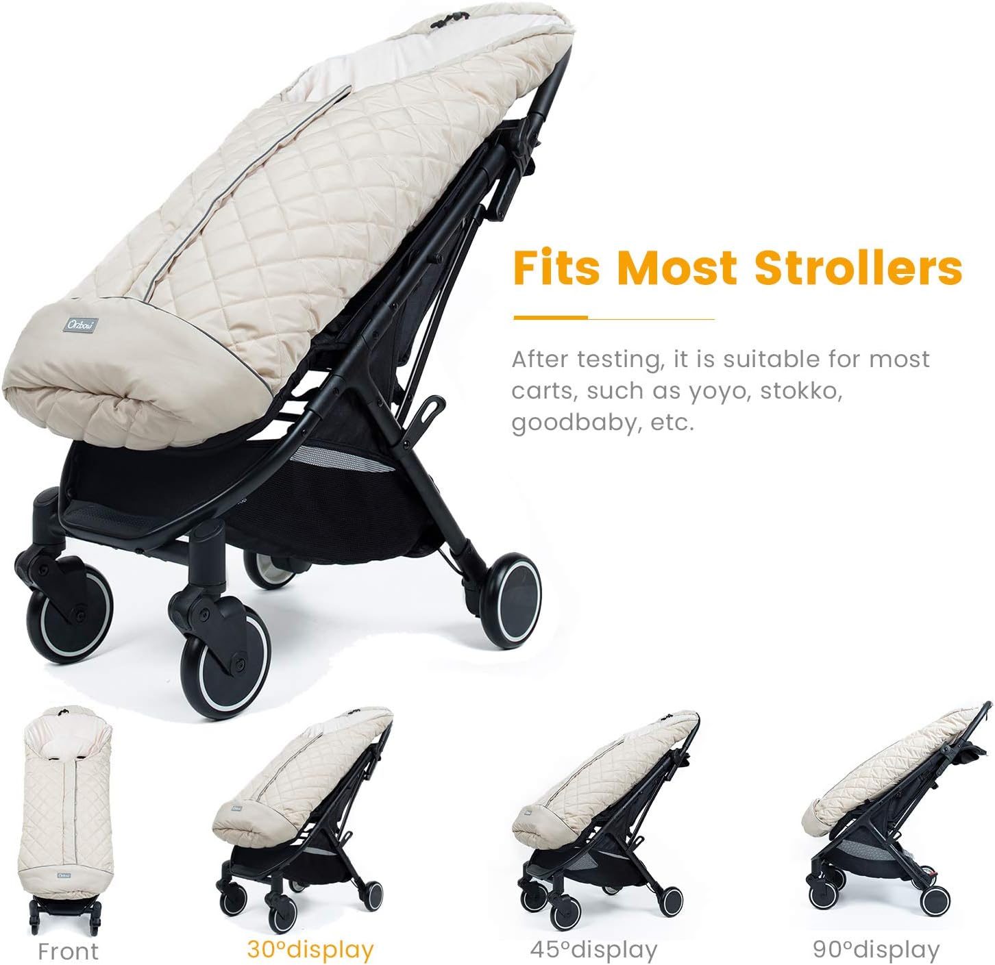 Beige Orzbow Sacos Carrito Bebe Invierno Saco Universal Silla Paseo Mantas Envolventes Invierno Para Cochecito Multifuncional Bebe Cubrepiernas Impermeable Accesorios Bebe Amberfreda Com