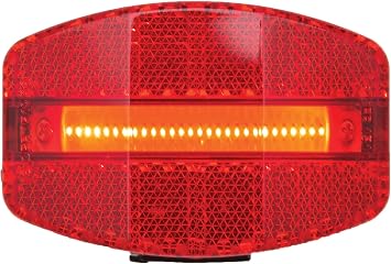 Planet Bike Grateful Red USB Bike Tail Light 4.5 x 2.25 x 2.75"