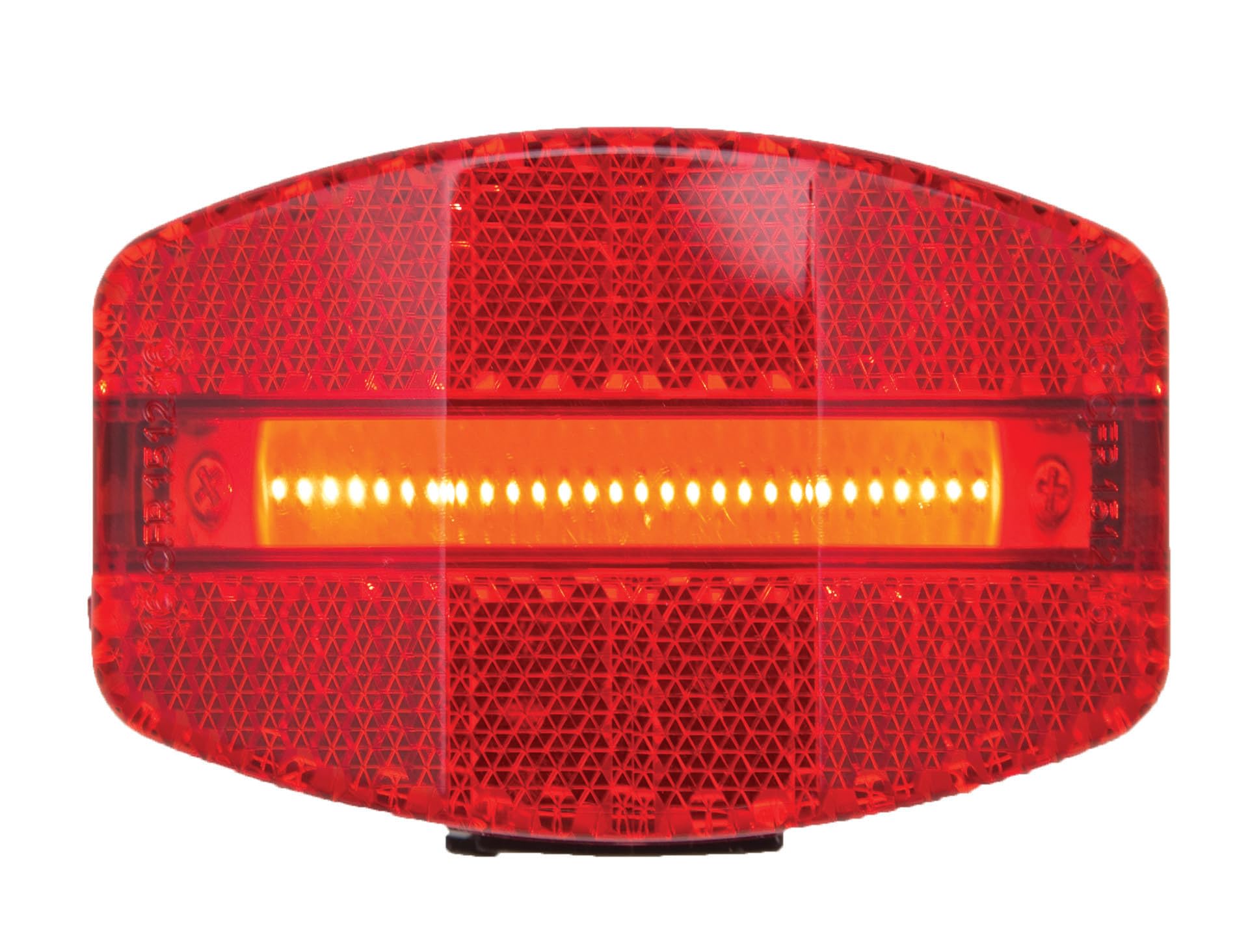 Planet Bike Grateful - Luz Trasera USB para Bicicleta, Color Rojo y Negro