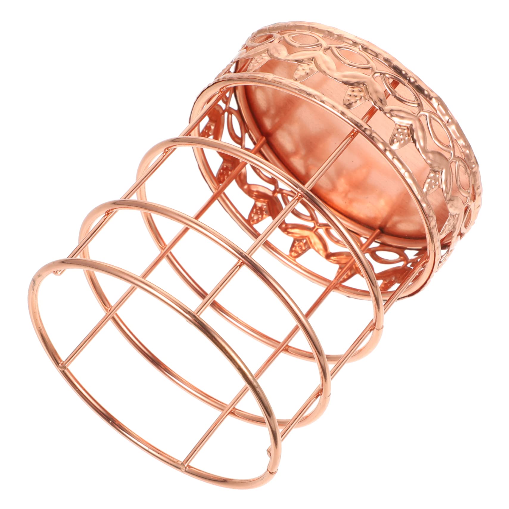 Gadpiparty 4 Pezzi portapenne in oro rosa Cartoleria multifunzionale Titolare organizer da scrivania e archiviazione organizer da tavolo per scrivania ferro battuto Rose Gold