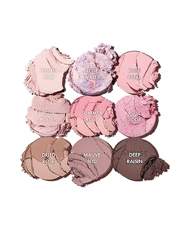 Miniatura 4 de Amuse Paleta de colores de ojos SEOUL 02 COOL ROSE  tonos rosas  Sombra suave, variedad de texturas de maquillaje, capas sensuales, vibrantes, sin