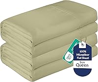 Vista 49 de Royale Linens Juego de 2 sábanas encimeras a granel – Sábanas superiores – Microfibra suave – Resistente a las arrugas y a las manchas – para hotel