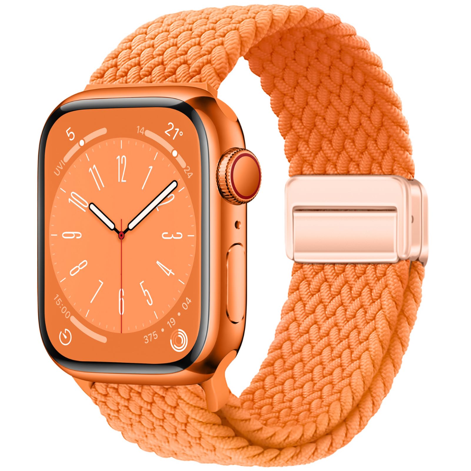 Magnetic Braided Sport Loop Compatible with Apple Watch Bands for Women Men