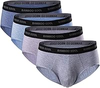 Vista 1 de BAMBOO COOL - Calzoncillos para hombre, cómodos y suaves, de viscosa de bambú (paquete de 4)