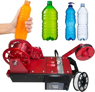 3D Printer Extruder Filament Maker Machine, Desktop Filament Maker Machine, Plastic Bottle Recycler with Temperature and Speed Adjustable, Recycled PET Bottle Recycling Red